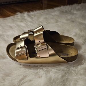 Birkenstock Gold Sandals